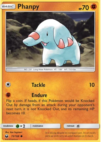 Phanpy #72 — Celestial Storm