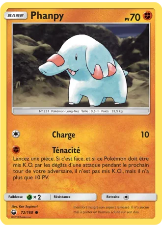 Phanpy #72/168 — Tempête Céleste