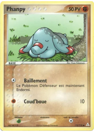 Phanpy #75 — EX Fantômes Holon