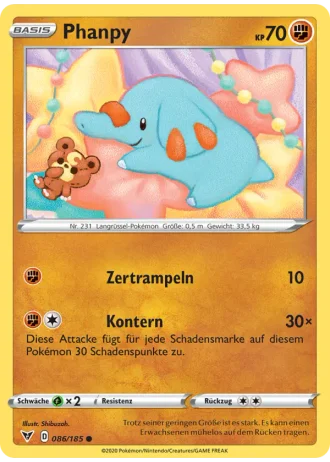 Phanpy #86/185 — Farbenschock