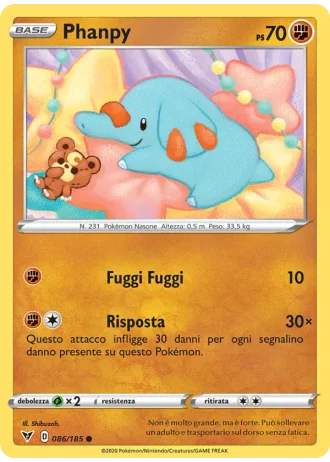 Phanpy #86 — Voltaggio Sfolgorante