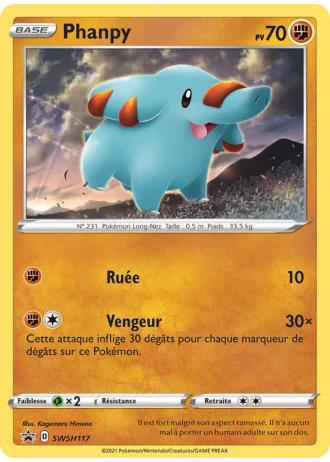 Phanpy SWSH117 — Épée & Bouclier Promos