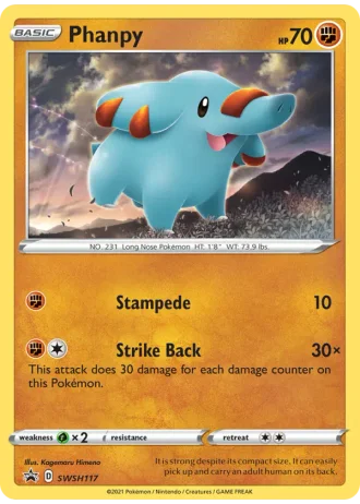 Phanpy SWSH117 — Sword & Shield Promos