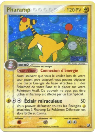Pharamp #1/115 — EX Forces Cachées