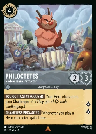 Philoctetes - No-Nonsense Instructor #171/204 — Fabled