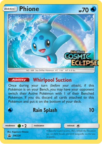 Phione SM220 — Sun & Moon Promos