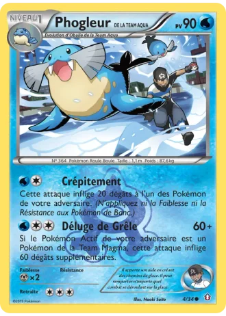 Phogleur de la Team Aqua #4/34 — Double Danger