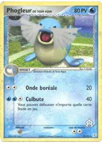 Phogleur de Team Aqua #31 — EX Team Magma vs Team Aqua