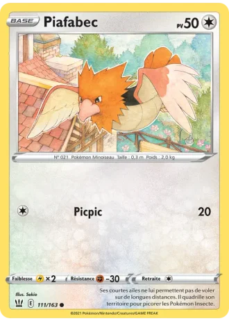 Piafabec #111/163 — Styles de combat