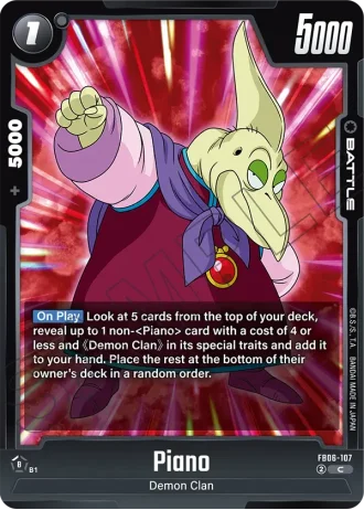 Piano FB06-107 — Rivals Clash (FB06)
