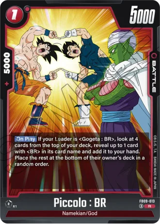 Piccolo : BR FB09-013 — Dual Evolution (FB09)