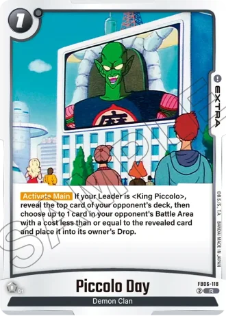 Piccolo Day  FB06-118 — Rivals Clash (FB06)