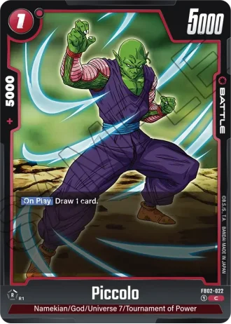 Piccolo FB02-022 — Blazing Aura (FB02)