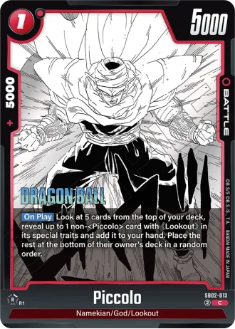 Piccolo SB02-013 — Manga Booster 02 (SB02)