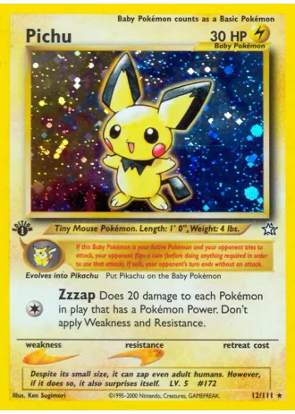 Pichu #12 — Neo Genesis