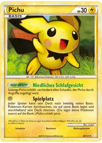 Pichu #28 — HeartGold SoulSilver