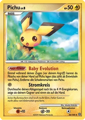 Pichu #45/100 — Sturmtief