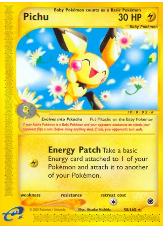 Pichu #58/165 — Expedition