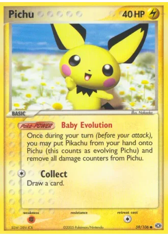 Pichu #59/106 — Emerald
