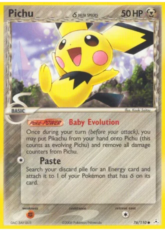 Pichu #76/110 — Holon Phantoms
