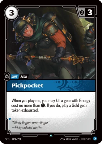 Pickpocket #074/221 — Spiritforged