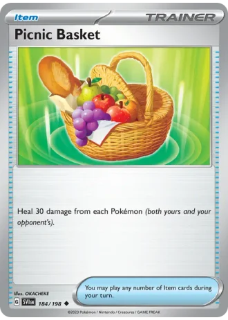 Picnic Basket #184/198 — Scarlet & Violet