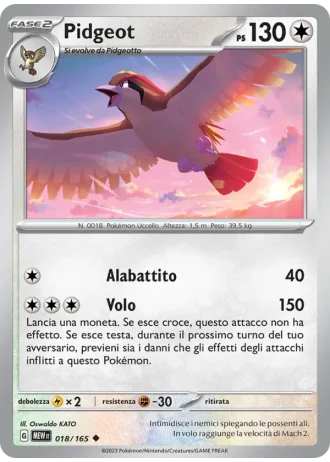 Pidgeot #018 — 151