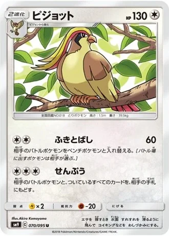 Pidgeot #70 — Tag Bolt