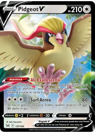 Pidgeot V #137 — Origine Perduta