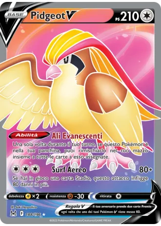 Pidgeot V #188 — Origine Perduta