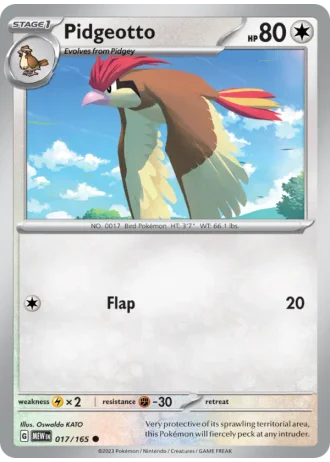 Pidgeotto #017/165 — 151