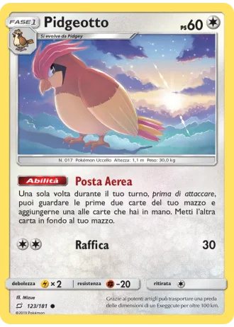 Pidgeotto #123 — Gioco di Squadra