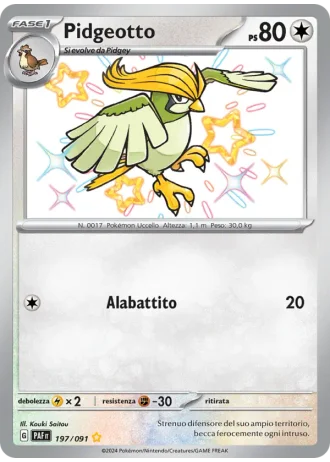 Pidgeotto #197 — Destino di Paldea