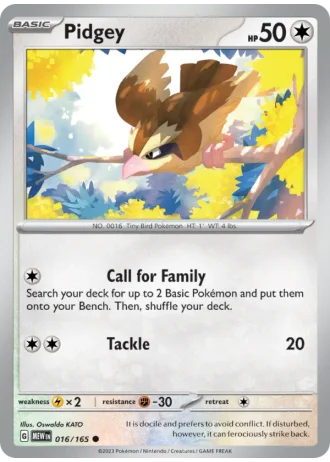 Pidgey #016/165 — 151