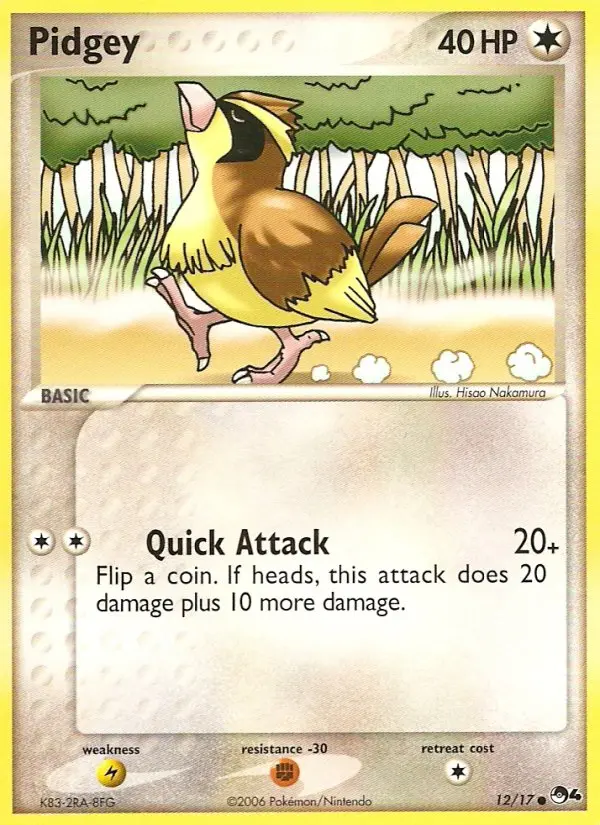 Pidgey #12 — POP Series 4