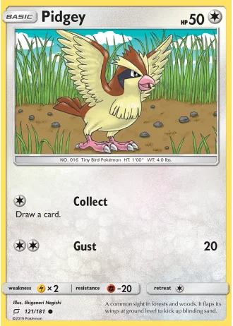 Pidgey #121/181 — Team Up