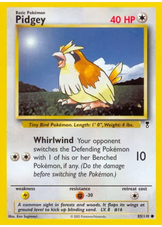 Pidgey #85 — Legendary Collection