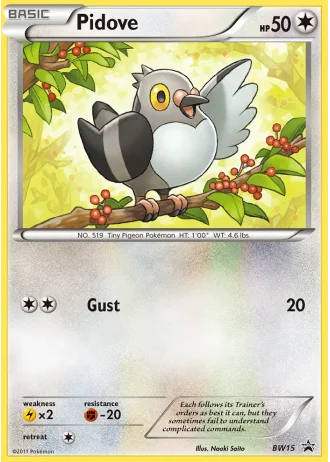 Pidove BW15 — Black & White Promos
