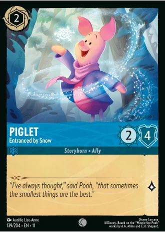 Piglet - Entranced by Snow #139/204 — Winterspell