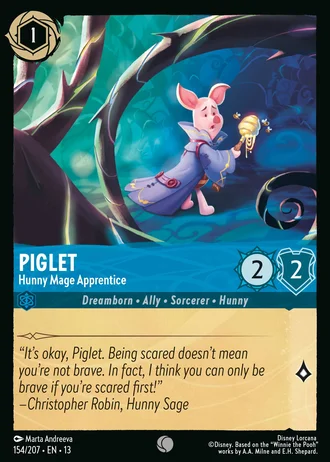 Piglet - Hunny Mage Apprentice #154/261 — Attack of the Vine!