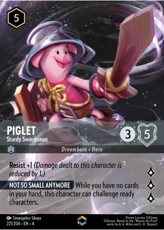 Piglet - Sturdy Swordsman #221/204 — Ursula's Return