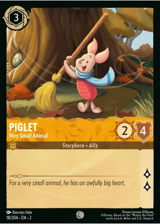 Piglet - Very Small Animal #18/204 — Rise of the Floodborn