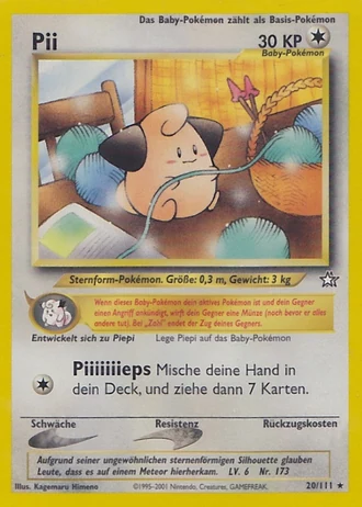 Pii (1. Edition) #20/111 — Neo Genesis (1. Edition)