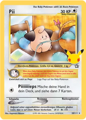 Pii #20/111 — Klassische Sammlung (Celebrations)