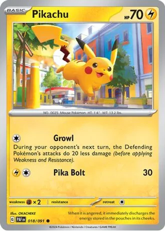 Pikachu #018/091 — Trick or Trade 2024