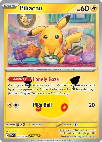 Pikachu #028/128 — 30th Celebration