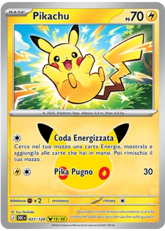 Pikachu #037 — 30° Anniversario