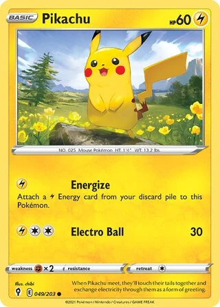 Pikachu #049/203 — Trick or Trade 2022