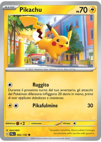Pikachu #062 — Evoluzioni a Paldea