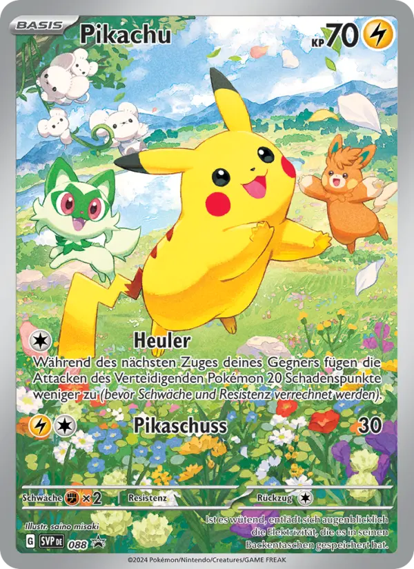 Pikachu #088 — Karmesin & Purpur Promos